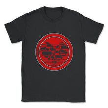 Load image into Gallery viewer, Heart of Trucks Shirt, Construction Trucks Tee, Trucks Lover Birthday - Unisex T-Shirt - Black
