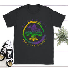 Load image into Gallery viewer, Mardi Gras Jester Shirt, We Don't Hide The Crazy, New Orleans Gift, - Unisex T-Shirt - Black