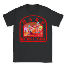 Load image into Gallery viewer, Mars National Park Shirt, Red Planet Inspired Tee, Mars Moon - Unisex T-Shirt - Black