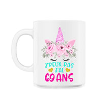 Load image into Gallery viewer, Enfant T Shirt 69 Ans Fille Anniversaire Cadeau Licorne T Shirt copy - 11oz Mug - White