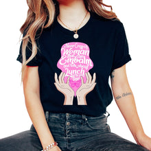 Load image into Gallery viewer, Lady Embalmer Shirt, Never Cross A Woman That Can Embalm Funny Tee, - Unisex T-Shirt - Black