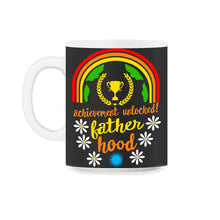 Load image into Gallery viewer, Achievement Unlocked Shirt, Father Hood Tee, Mens Gift Father's Day - 11oz Mug - Black on White