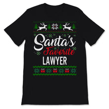 Load image into Gallery viewer, Santas Favorite Lawyer Christmas Ugly Sweater