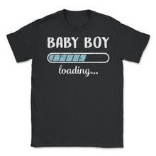 Load image into Gallery viewer, Baby Boy Loading T Shirt - Unisex T-Shirt - Black