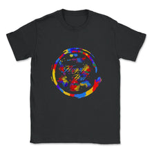 Load image into Gallery viewer, Happy Holi Festival Shirt, Holi Festival Tee, Festival Of Colors, - Unisex T-Shirt - Black