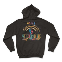 Load image into Gallery viewer, Pediatric Occupational Therapist Shirt, PEDS Tee, Protectors Of The - Hoodie - Black