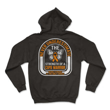 Load image into Gallery viewer, COPD Awareness Shirt, Never Underestimate COPD Warrior Strong Tee, - Hoodie - Black