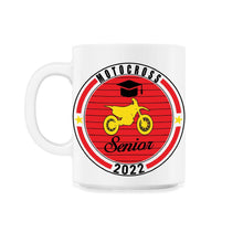 Load image into Gallery viewer, Motocross Senior 2022 Player Graduation Class of 2022 T Shirt - 11oz Mug - White