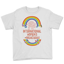 Load image into Gallery viewer, International Women's Day Shirt, Break The Bias 2022 Feminist - Youth Tee - White