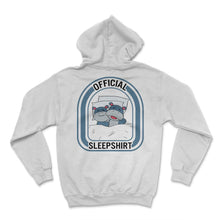 Load image into Gallery viewer, Sleep Shirt, Official Sleep shirt Hippopotamus Cute Tee, Funny Hippo - Hoodie - White