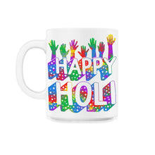 Load image into Gallery viewer, Happy Holi Festival Shirt, Festival Of Colors, Holi Festival Lover - 11oz Mug - White