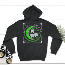 Load image into Gallery viewer, St. Patricks Day Shirt, Dental Squad, Irish Cute Tooth Leprechaun Hat - Hoodie - Black