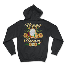 Load image into Gallery viewer, Happy Nowruz Shirt, Haft Seen Arrangement Gift, Iranian New Year, - Hoodie - Black