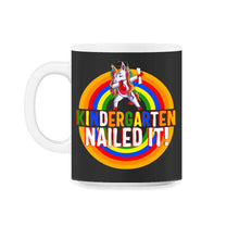 Load image into Gallery viewer, Kindergarten Shirt, Kindergarten Nailed It, Pre-K Graduation Gift, - 11oz Mug - Black on White