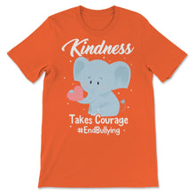 Load image into Gallery viewer, Unity Day Anti Bullying Kindness Takes Courage End Bullying Elephant