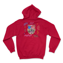Load image into Gallery viewer, 4th Of July Shirt, English Bulldog Sunglasses Dog Lover Independence - Hoodie - Red