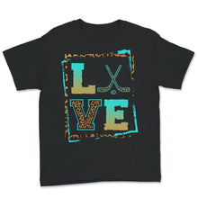 Load image into Gallery viewer, Love Ice Hockey, Girls Hockey Gifts, Womens Ice Hockey Shirt, I Love