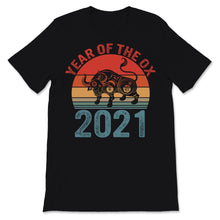 Load image into Gallery viewer, Year Of The Ox 2021 Happy Chinese New Year Shirt Vintage Zodiac Gifts