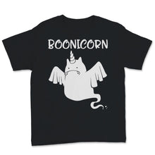 Load image into Gallery viewer, Boonicorn Unicorn Ghost Halloween Costume Shirt for Girls Kids
