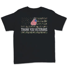 Load image into Gallery viewer, Thank You Veterans Day Celebration Military Pattern American Flag