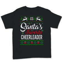 Load image into Gallery viewer, Santas Favorite Cheerleader Christmas Ugly Sweater