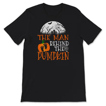 Load image into Gallery viewer, Halloween Costume Shirt, The Man Behind The Pumpkin, Halloween