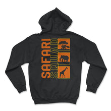 Load image into Gallery viewer, Africa Safari Shirt, Safari Squad Vacation Tee, Safari Family - Hoodie - Black