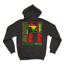 Load image into Gallery viewer, Juneteenth Shirt, Juneteenth Celebrating Black Freedom Tee, African - Hoodie - Black