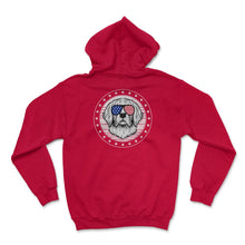 Load image into Gallery viewer, 4th Of July Shirt, Golden Retriever Sunglasses Dog Lover Independence - Hoodie - Red