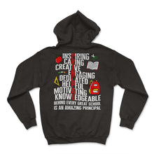 Load image into Gallery viewer, Principal Shirt, Amazing Principal Inspirational Tee, Administrator - Hoodie - Black