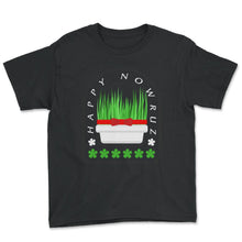 Load image into Gallery viewer, Happy Nowruz Shirt, Iranian New Year, Nowruz Mobarak Tee, Lucky - Youth Tee - Black