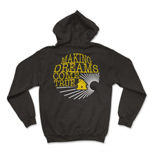 Load image into Gallery viewer, Real Estate Agent Shirt, Making Dreams Come True House Tee, Real - Hoodie - Black