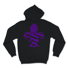 Load image into Gallery viewer, Fleur De Lis Vintage New Orleans Mardi Gras Purple USA US American
