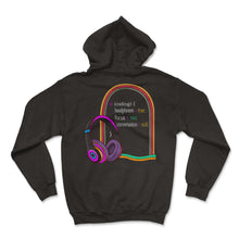 Load image into Gallery viewer, Programmer Shirt, If Coding Headphones Focus Tee, Funny Software - Hoodie - Black