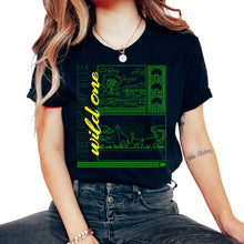 Load image into Gallery viewer, Memaw Shirt, Memaw Of The Wild One Zoo Trip Tee, Safari Jungle Animal - Unisex T-Shirt - Black