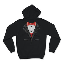 Load image into Gallery viewer, Hearts Bow Tie & Suspenders Valentine's Day Tuxedo Costume Shirt Cute