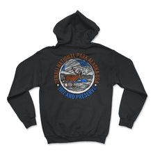 Load image into Gallery viewer, Denali National Park Shirt, Alaska Moose USA 1917 Preserve, Animal - Hoodie - Black