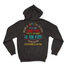 Load image into Gallery viewer, Principal Shirt, Being A Principal Is Easy Vintage Retro Design Tee, - Hoodie - Black