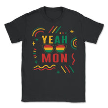 Load image into Gallery viewer, Jamaica Shirt, Yeah Mon Jamaican Sunglasses Tee, Independence - Unisex T-Shirt - Black