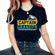 Load image into Gallery viewer, Sailing Shirt, Captain Grandpa Tee, Boating Grandpa Owner, Spending - Unisex T-Shirt - Black