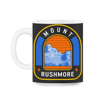 Load image into Gallery viewer, Mount Rushmore National Park Shirt, Black Hills South Dokata Retro - 11oz Mug - Black on White
