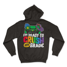Load image into Gallery viewer, Back to School Shirt, I'm Ready To Crush 4th Grade Controller Tee, - Hoodie - Black