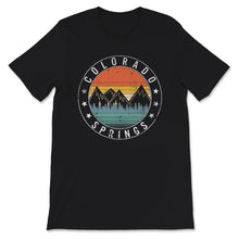 Load image into Gallery viewer, Colorado Springs Flag Shirt, Colorado Springs Mountain Gift, Colorado