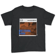 Load image into Gallery viewer, Olympic National Park Shirt, Washington D.C. 1938 Retro Park Vintage - Youth Tee - Black