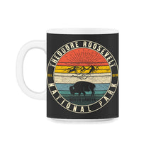 Load image into Gallery viewer, Theodore Roosevelt National Park, North Dakota Est 1978, National - 11oz Mug - Black on White