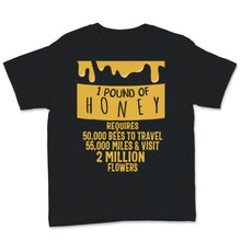 Load image into Gallery viewer, Beekeeper Shirt 1 Pound Of Honey Pollen Requires 50000 Bees To Travel