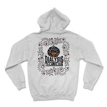 Load image into Gallery viewer, Dialysis Nurse Shirt, Dialysis Technician African American Floral Tee - Hoodie - White