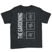 Load image into Gallery viewer, The Gardening Elf, Garden Plant Gardening Lover Botanist Gift Vegan T - Youth Tee - Black