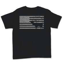 Load image into Gallery viewer, Elk Hunting Vintage USA American Flag Gift For Bow Hunters Men Hunt