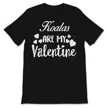 Load image into Gallery viewer, Valentines Day Kids Red Shirt Koalas Are My Valentine Funny Animals